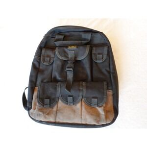 CLC Electricians Backpack Tool Bag 1130 Custom Leathercraft Foldout Work Pouch